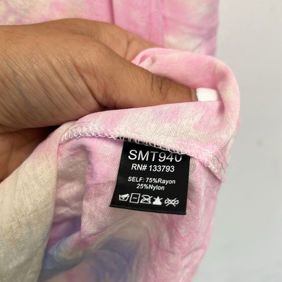 POL tie dye button down - Picture 6 of 6